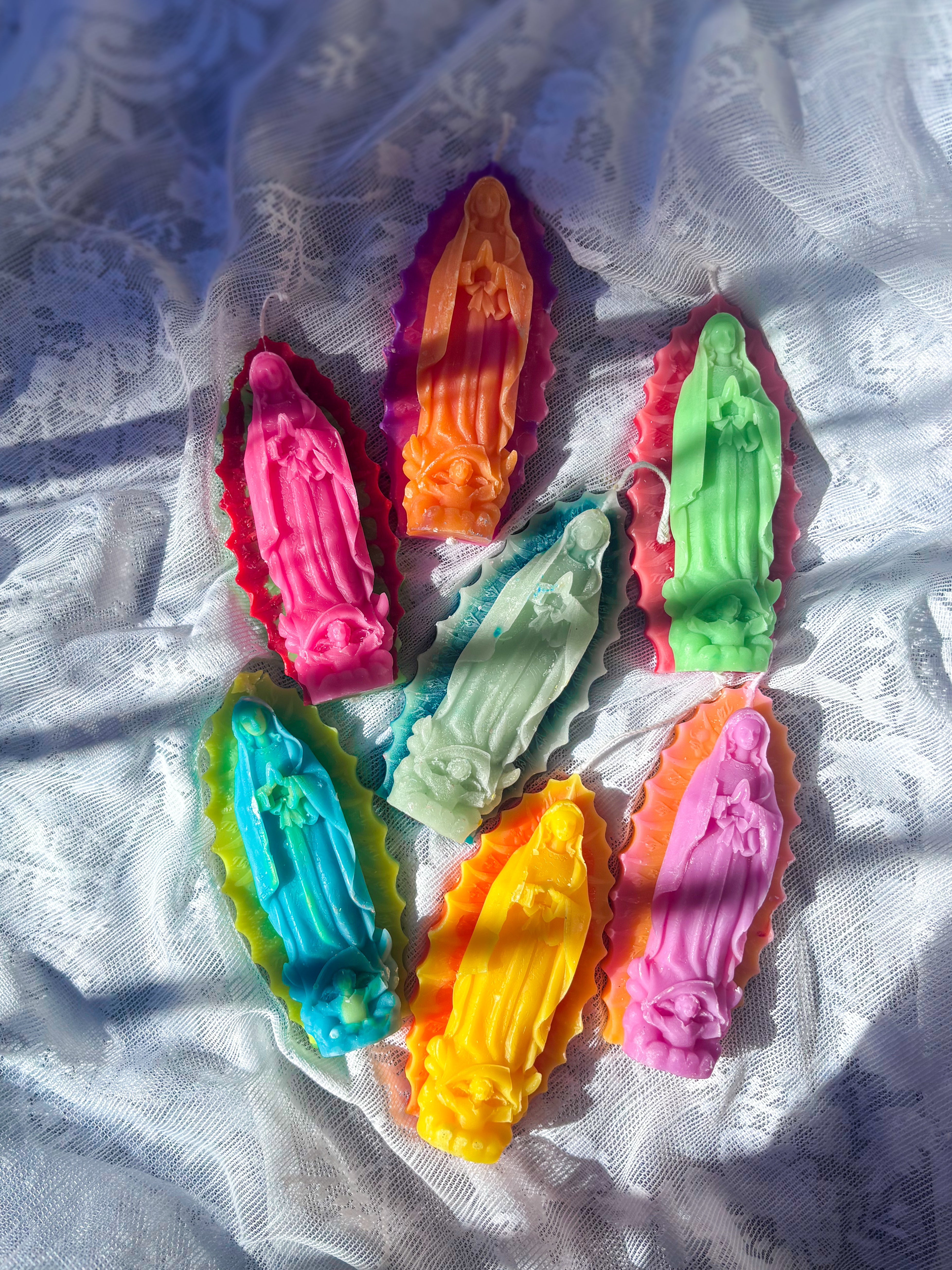 Seasonal Nossa Senhora market candles