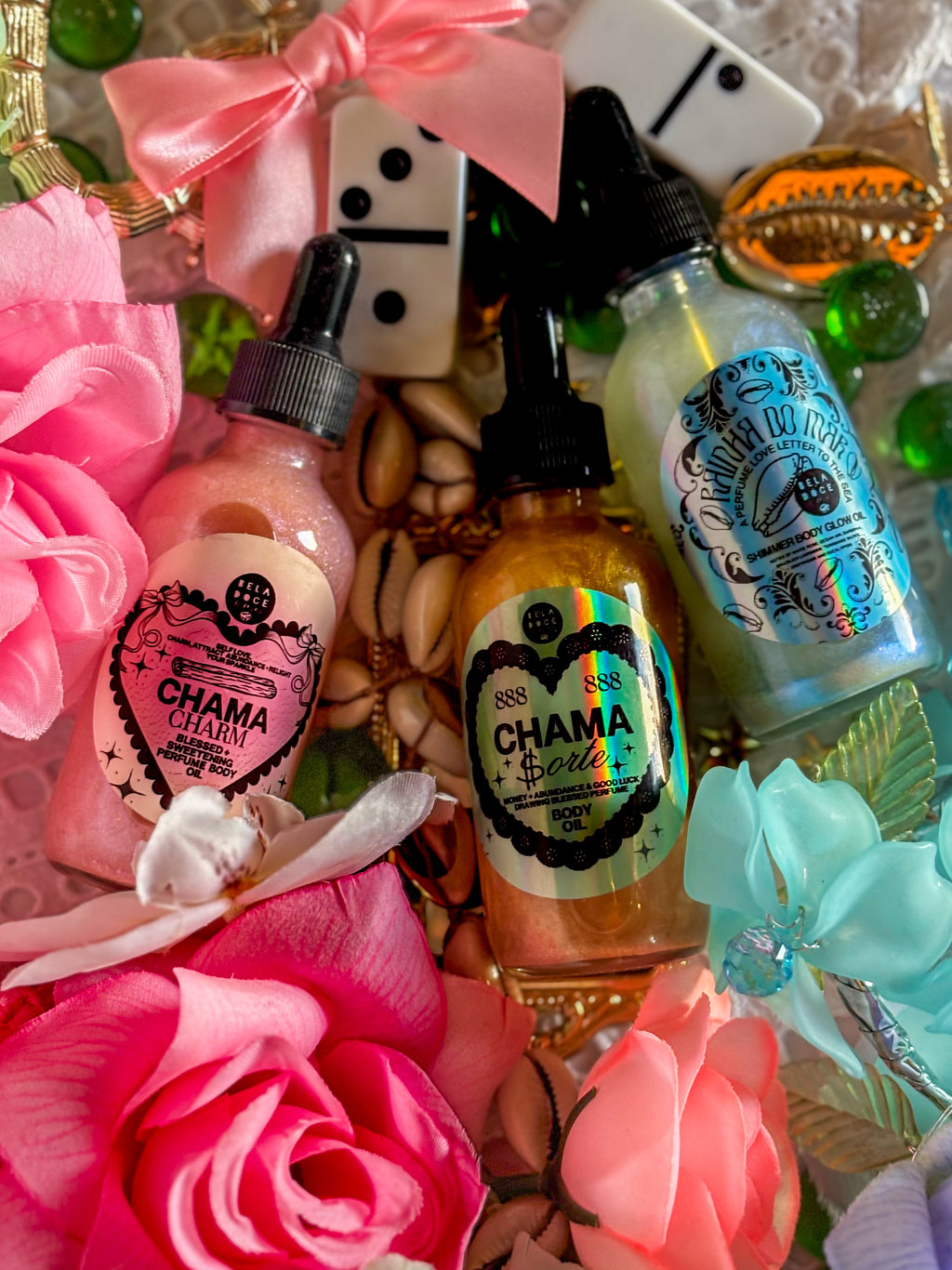 Blessed Perfume Shimmer Oil Trio
