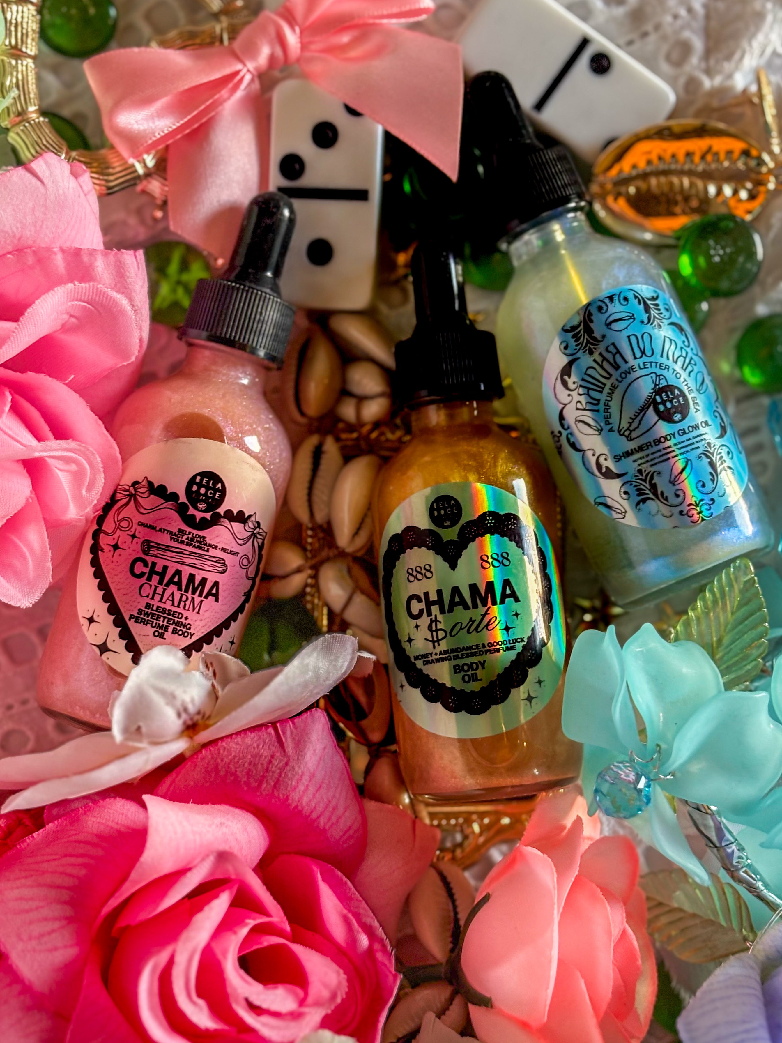 Blessed Perfume Shimmer Oil Trio