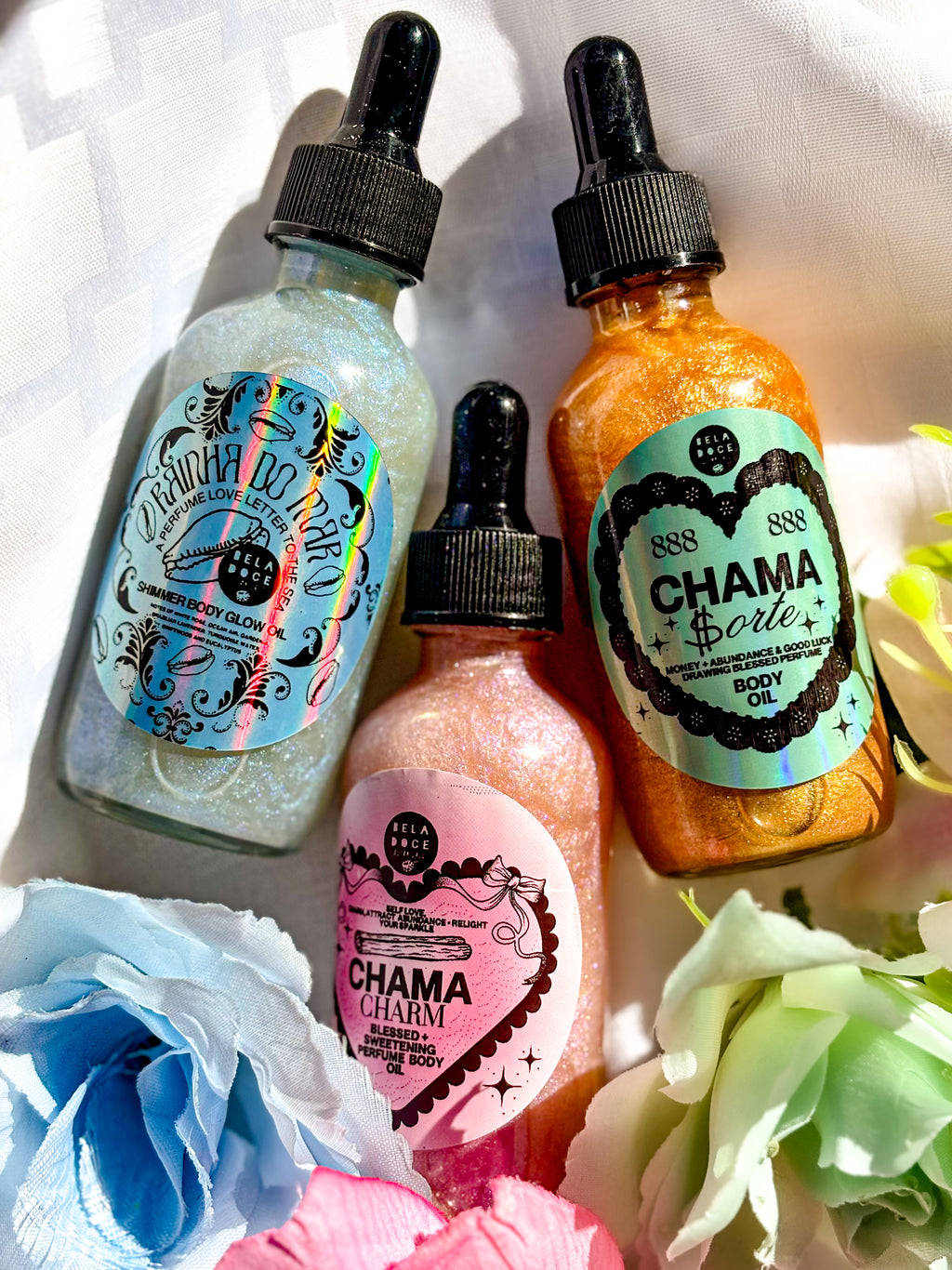 Blessed Perfume Shimmer Oil Trio