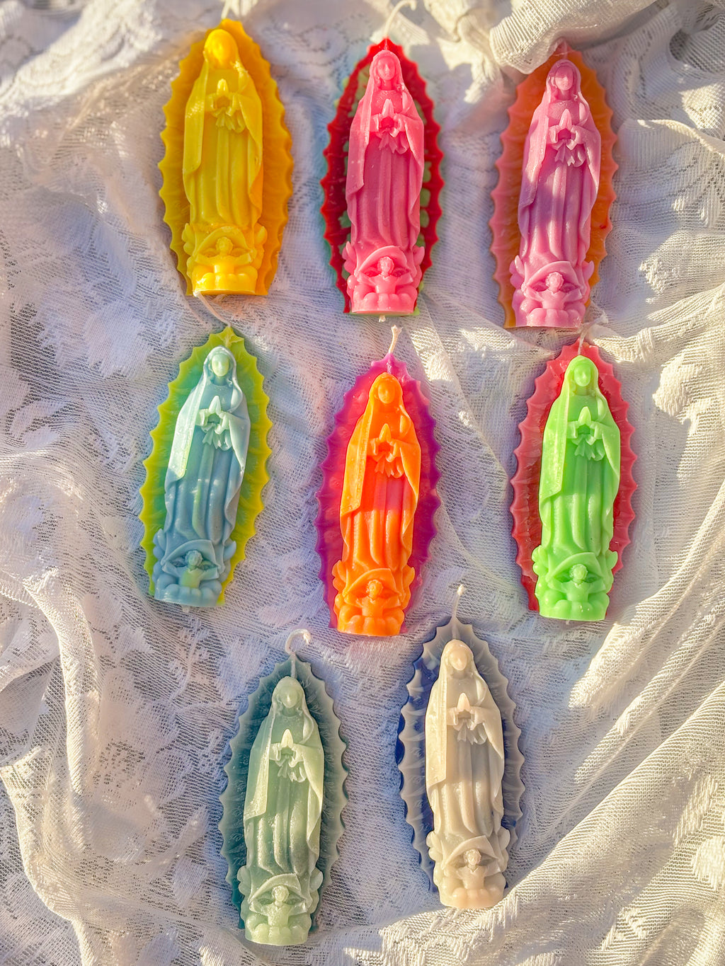 Seasonal Nossa Senhora market candles