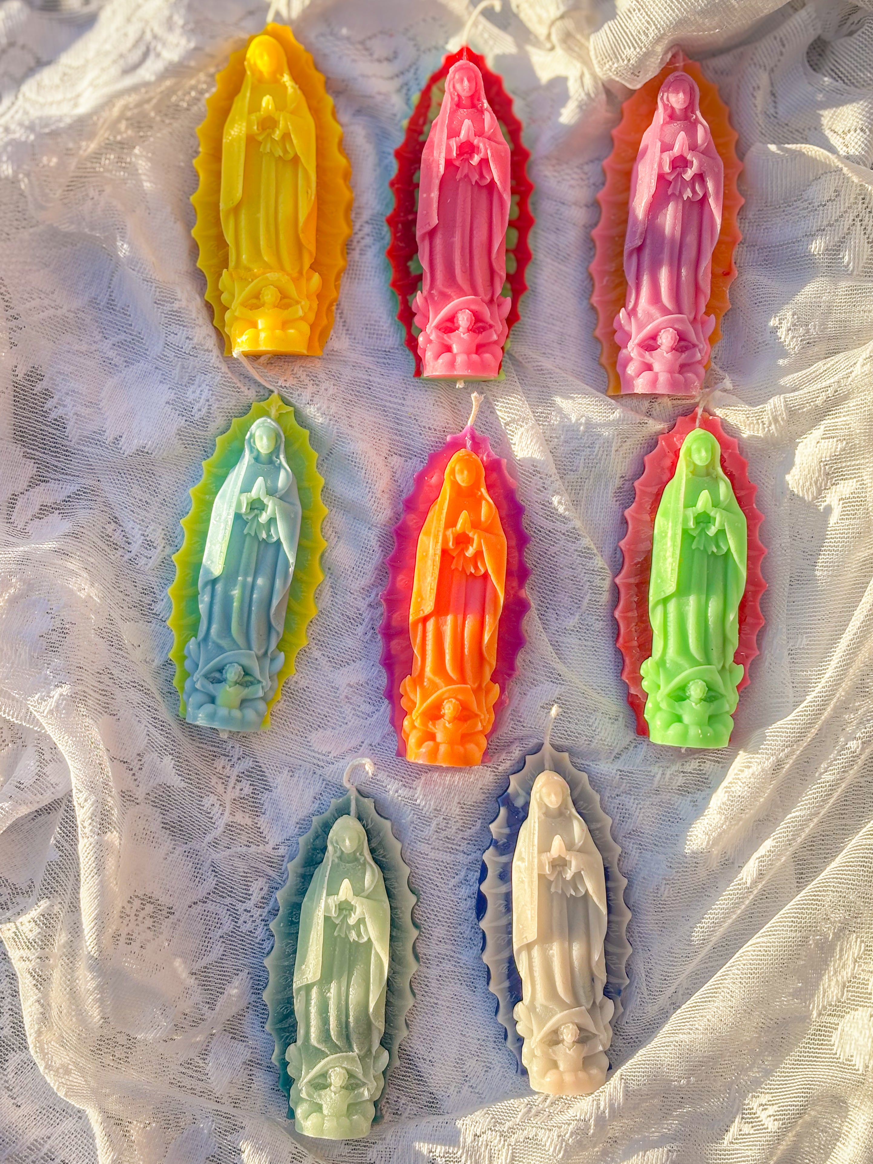 Seasonal Nossa Senhora market candles