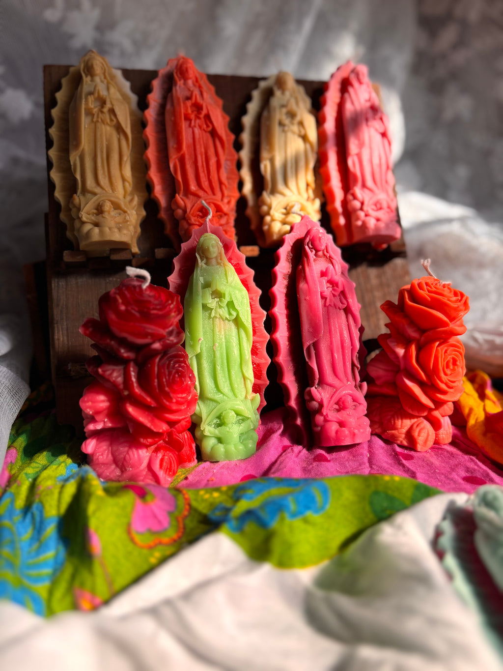 Seasonal Nossa Senhora market candles