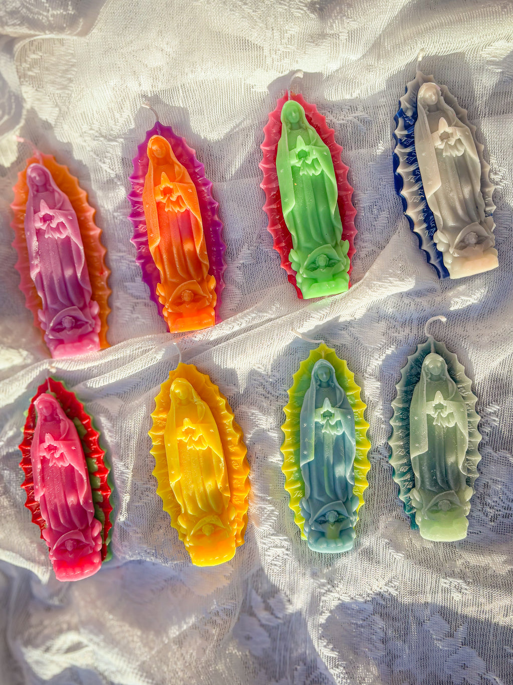 Seasonal Nossa Senhora market candles