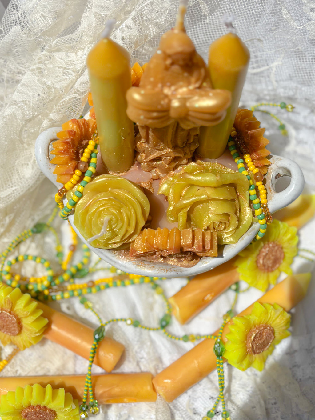 XL Sculptural Candle for Oshun