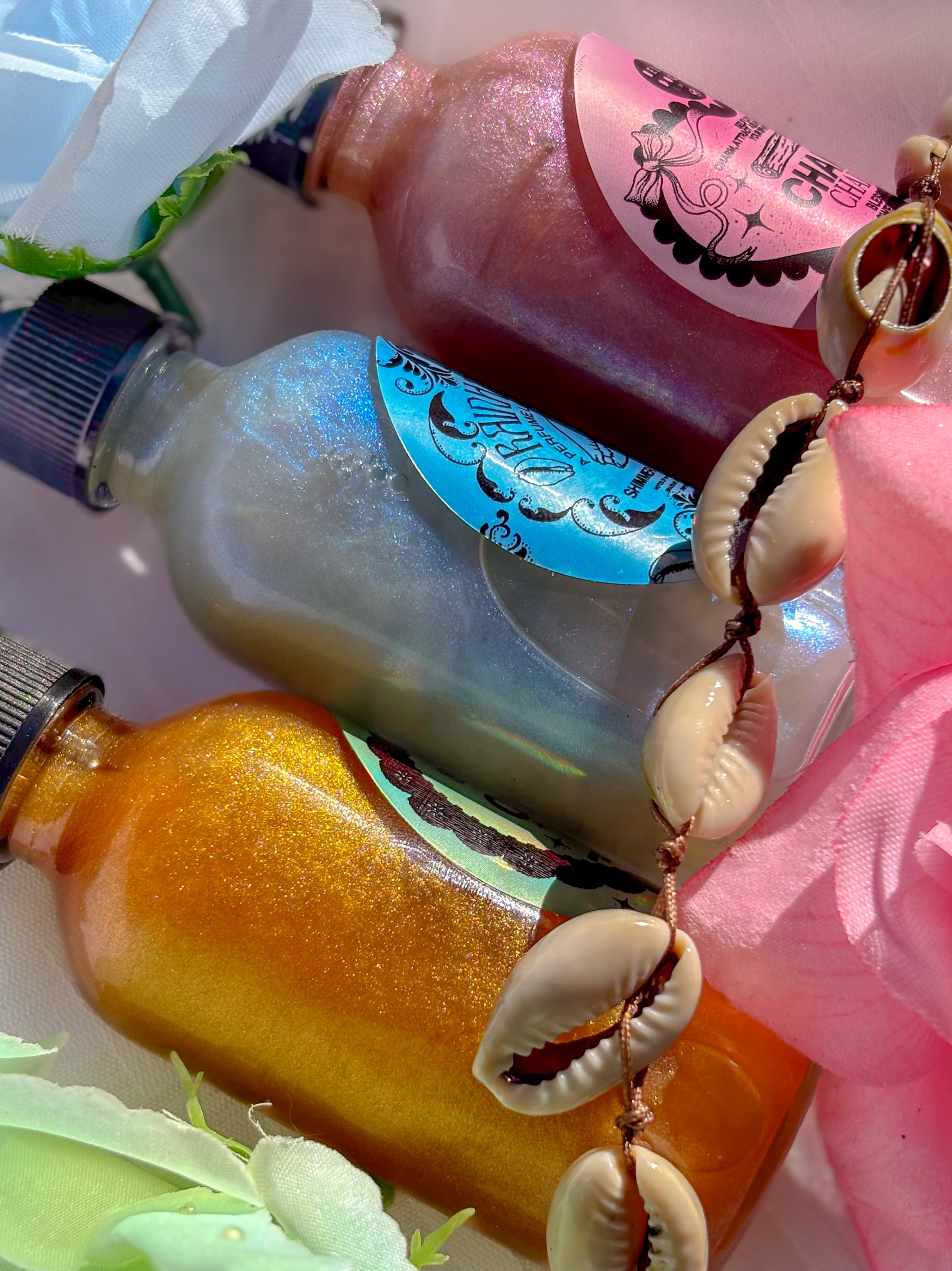 Blessed Perfume Shimmer Oil Trio