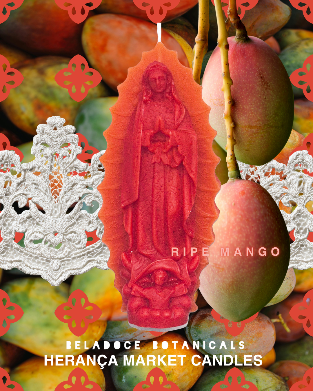 Seasonal Nossa Senhora market candles