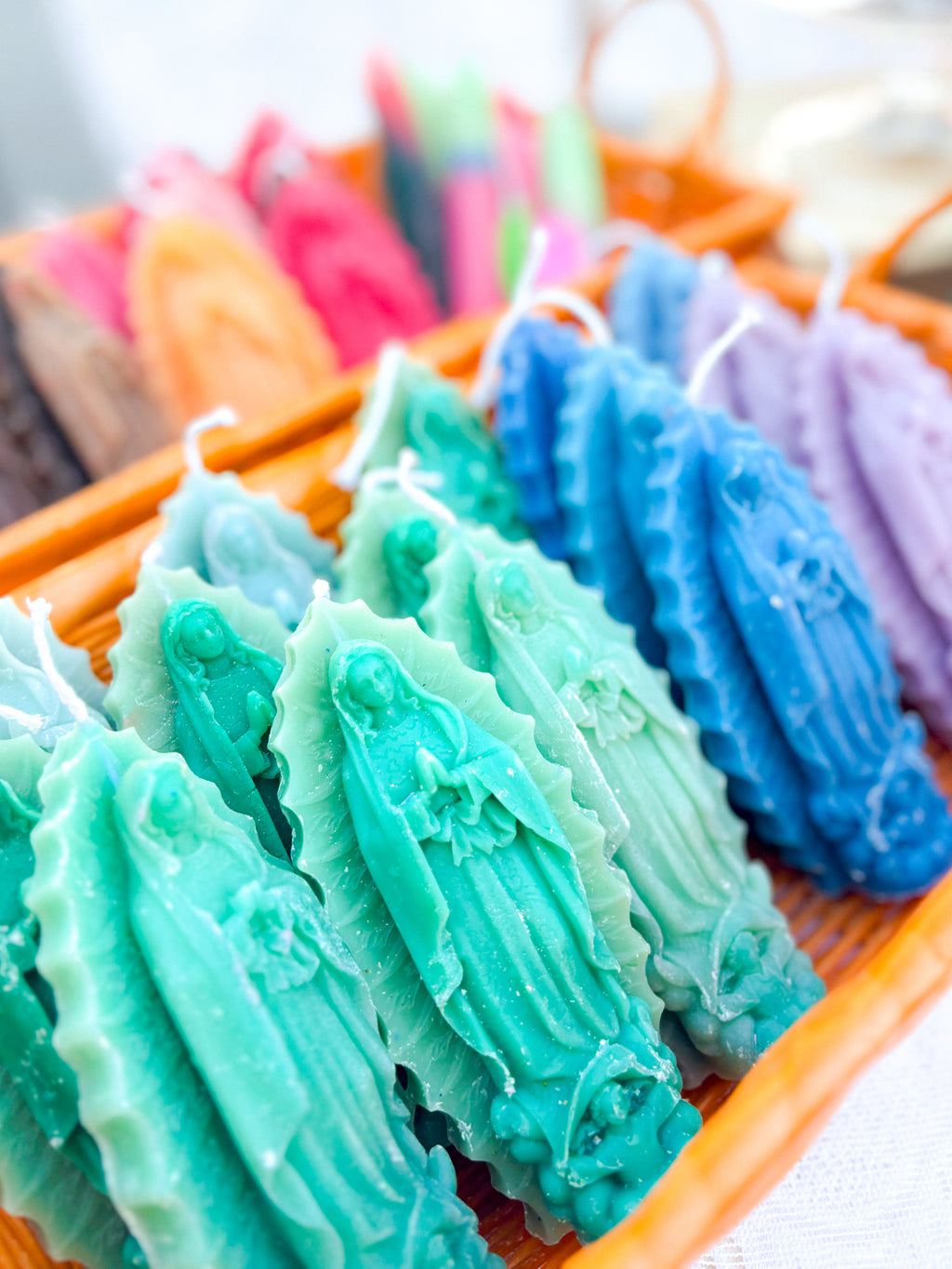 Seasonal Nossa Senhora market candles