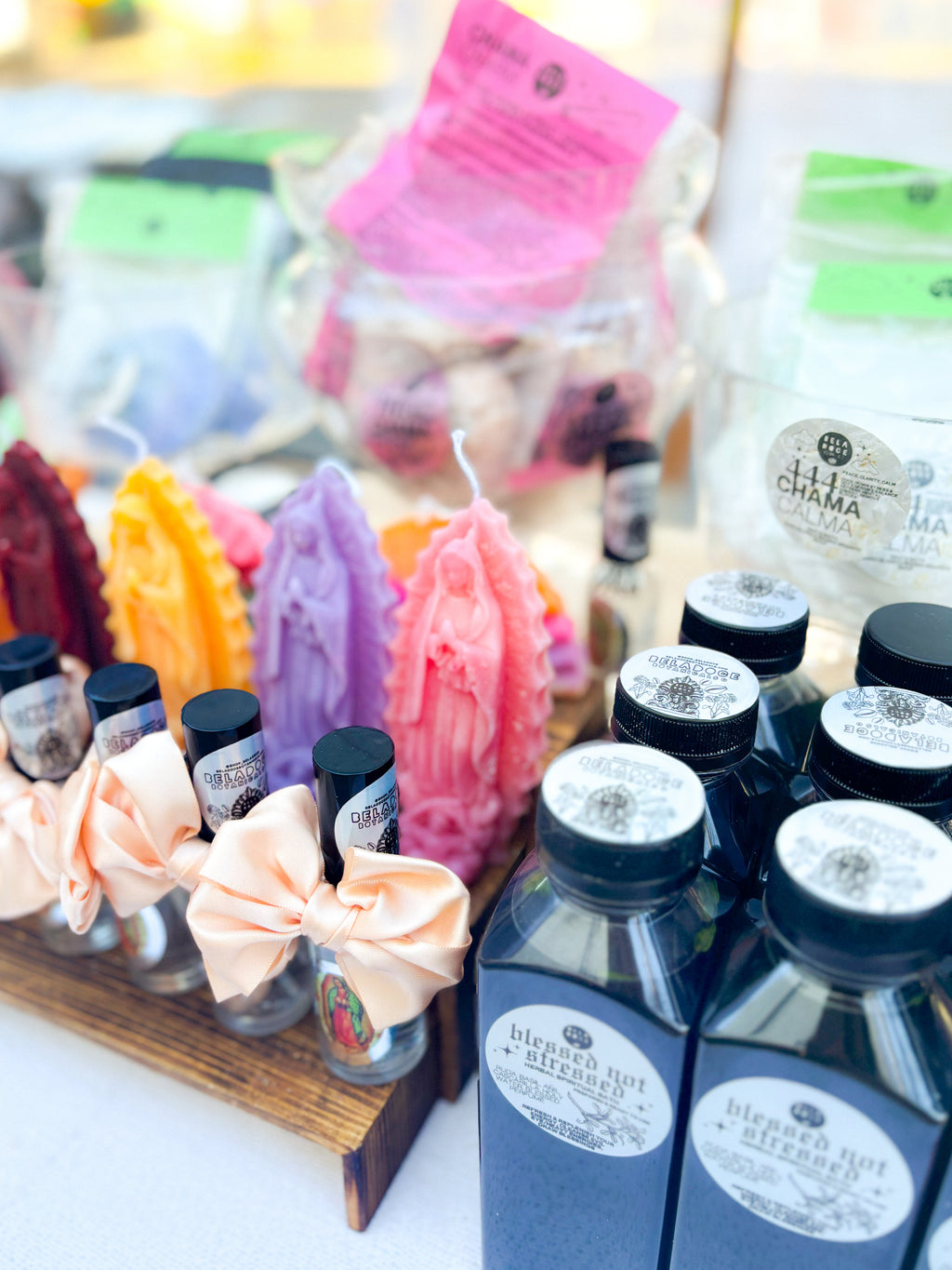 Seasonal Nossa Senhora market candles