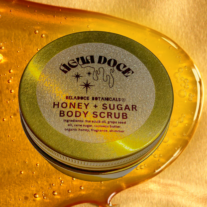 Água Doce Sugar & Honey Body Scrub