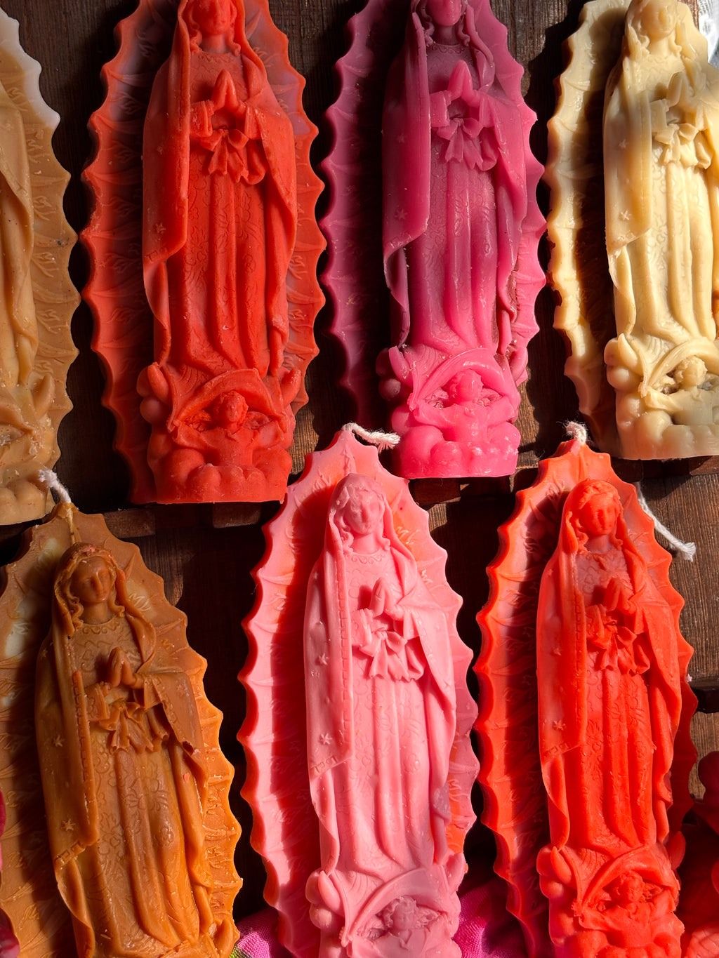 Seasonal Nossa Senhora market candles