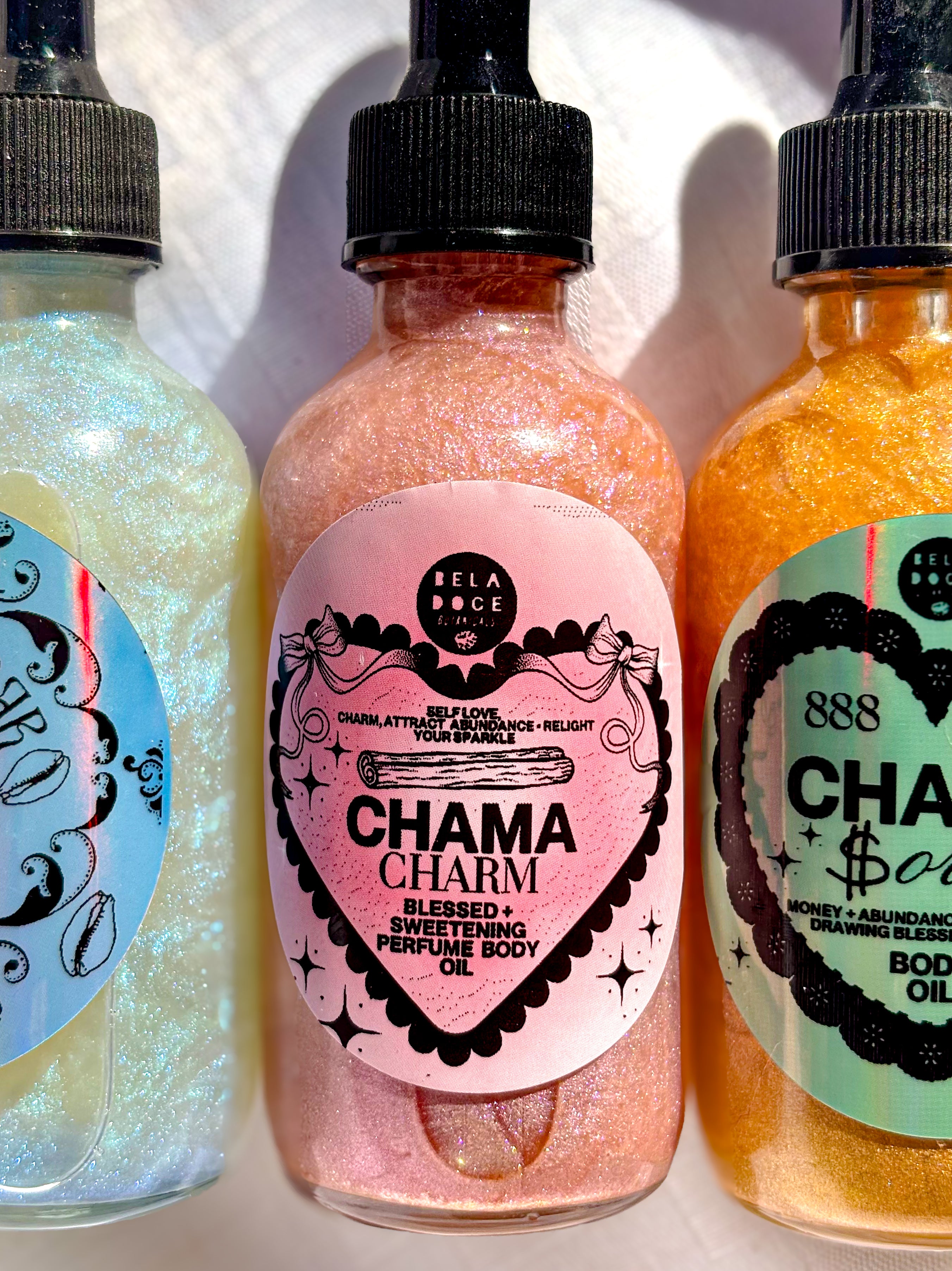 Blessed Perfume Shimmer Oil Trio