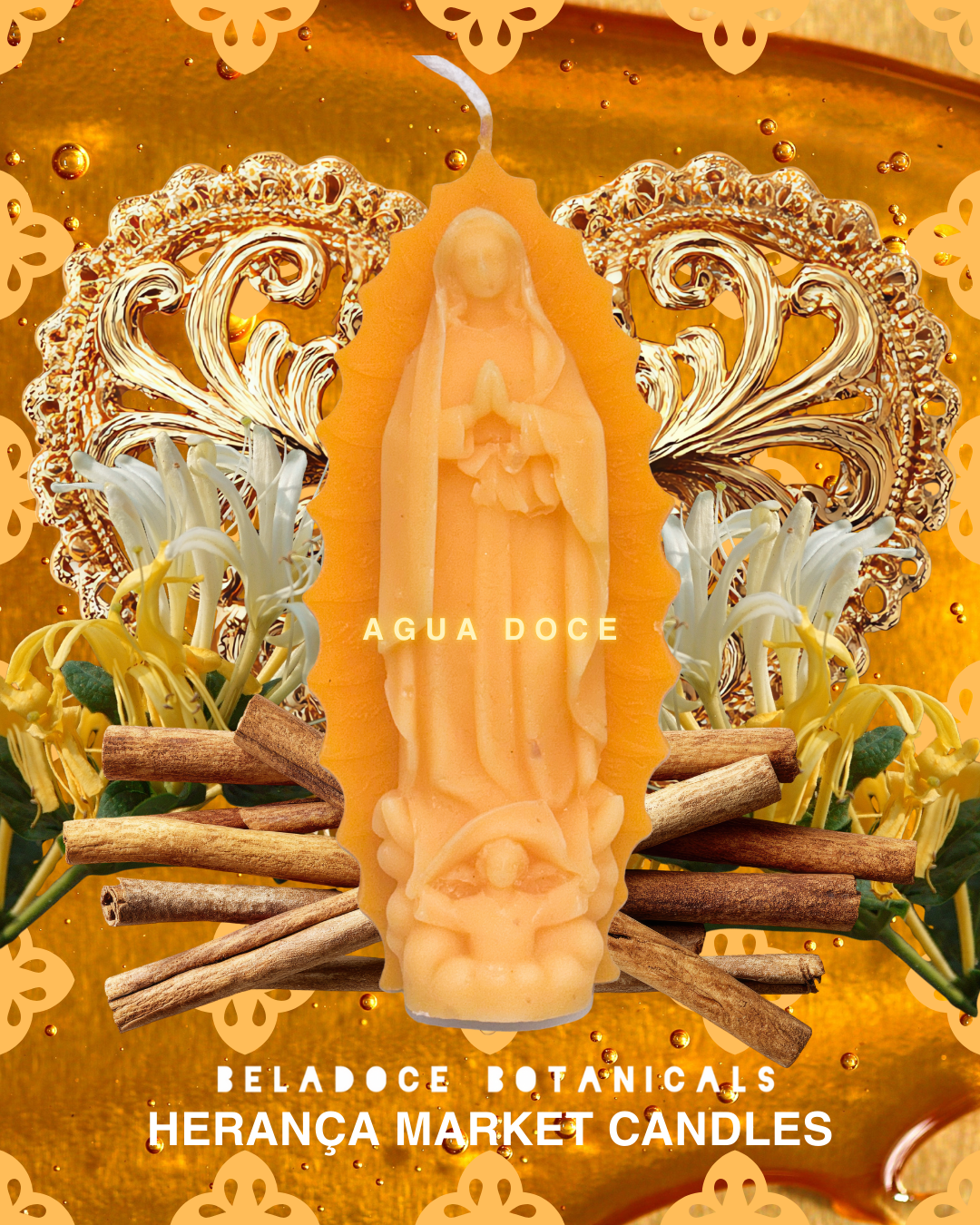 Seasonal Nossa Senhora market candles