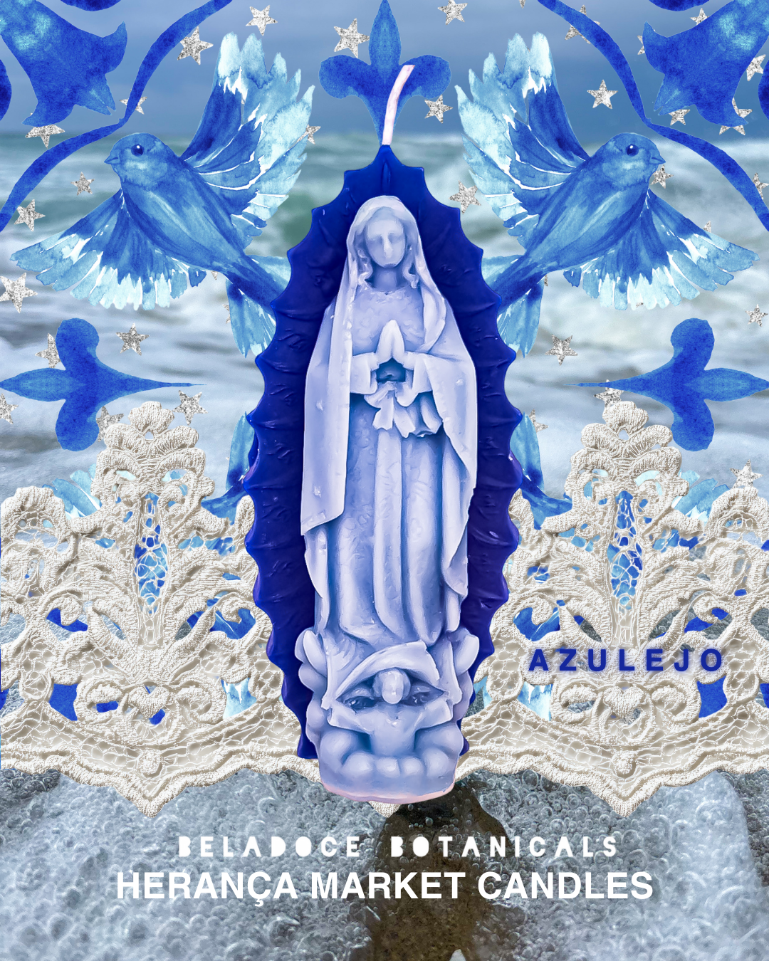 Seasonal Nossa Senhora market candles