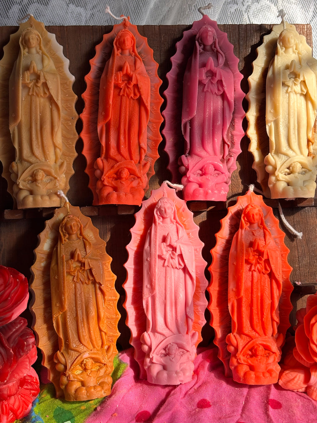 Seasonal Nossa Senhora market candles