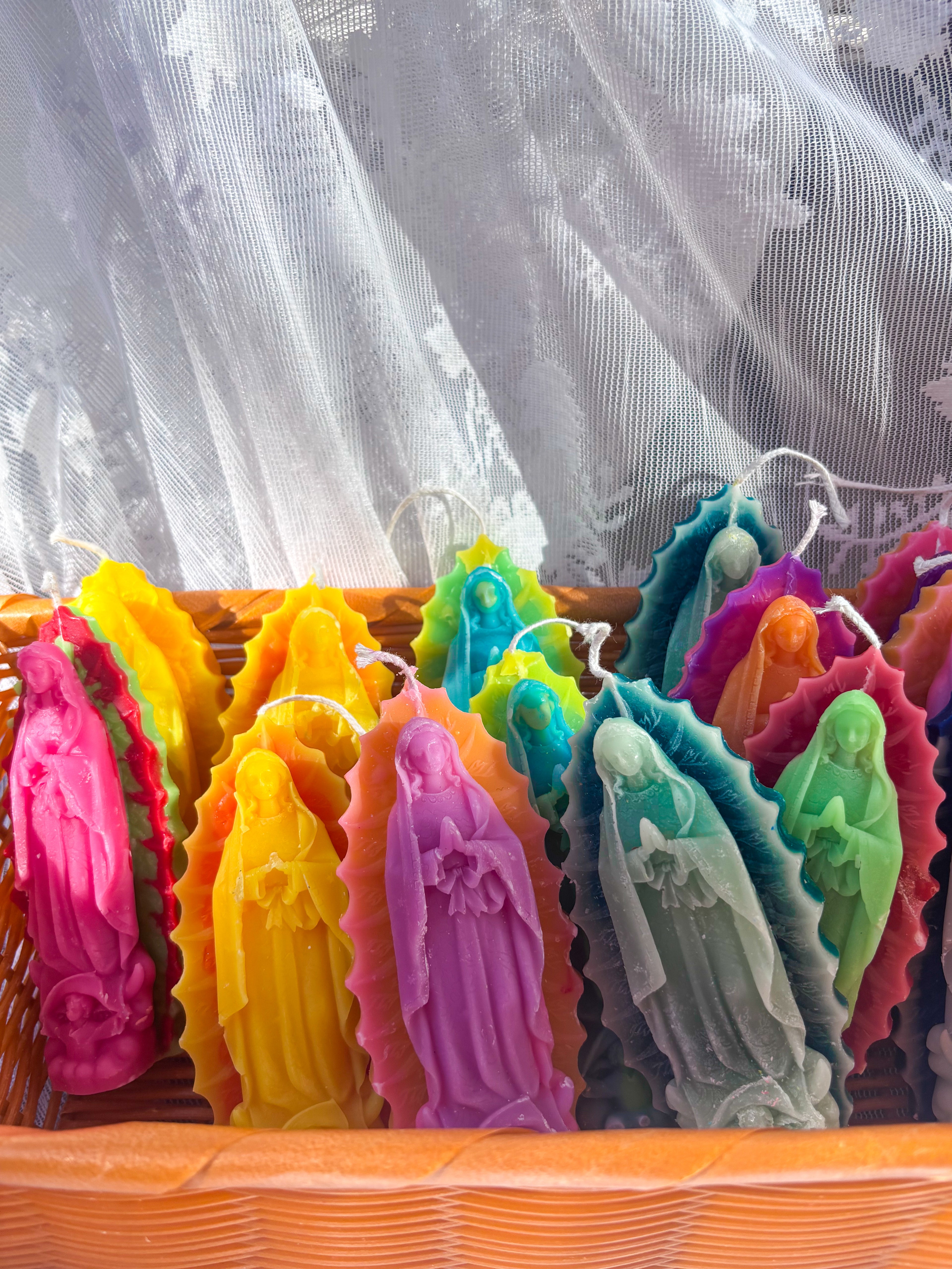 Seasonal Nossa Senhora market candles