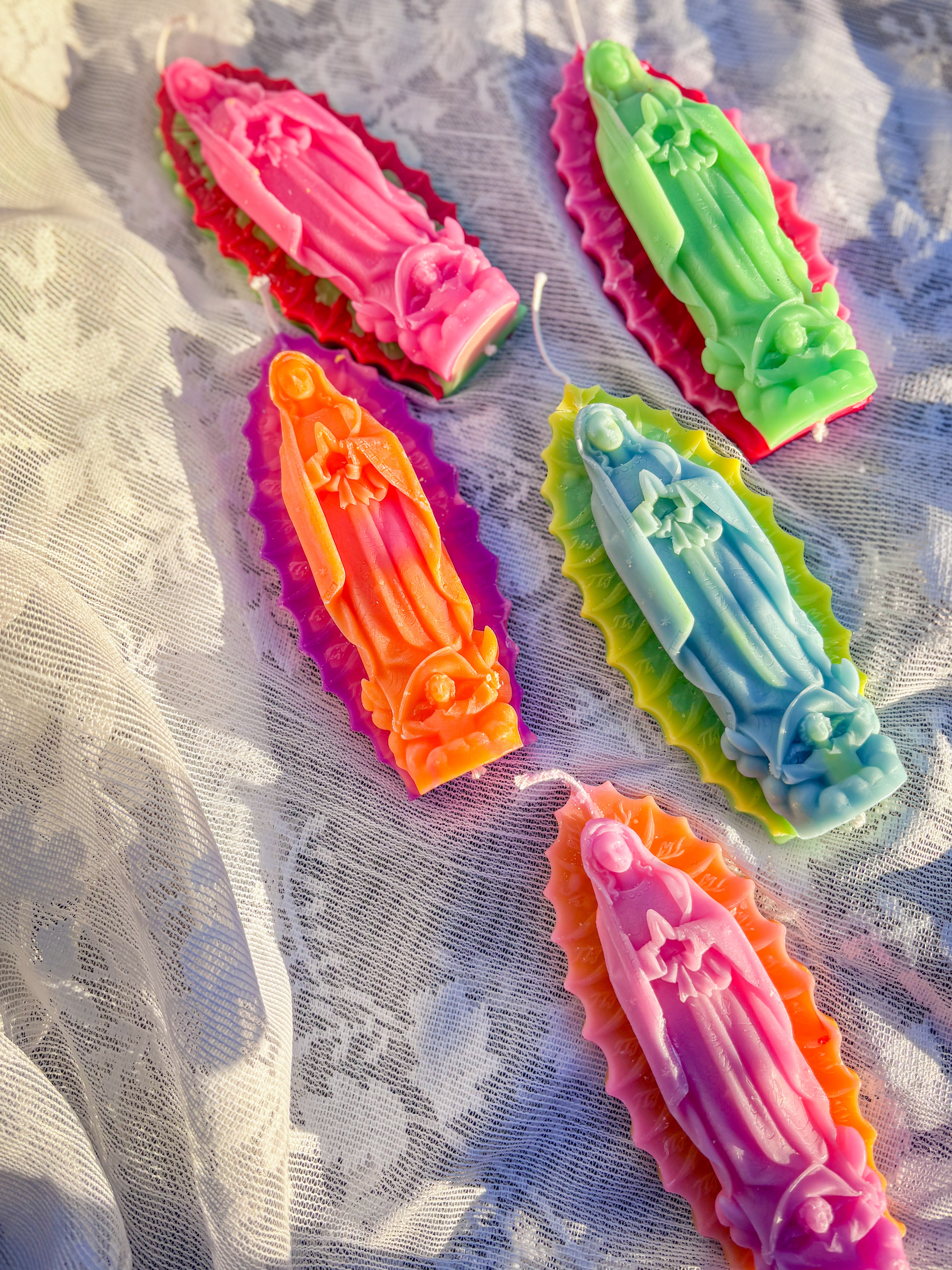 Seasonal Nossa Senhora market candles