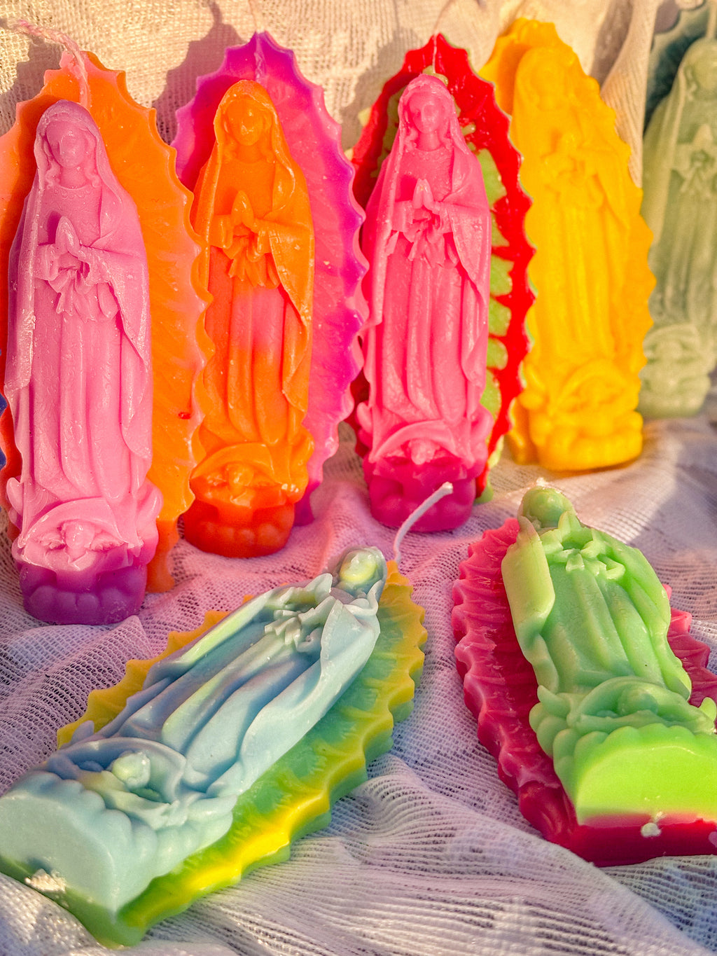 Seasonal Nossa Senhora market candles