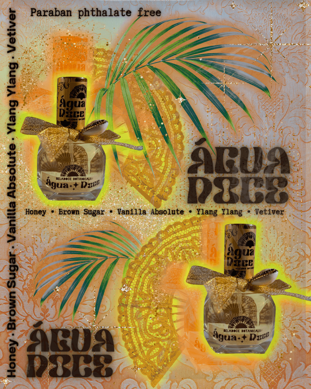 Divine Shine Água Doce Perfume + Bath Body Gift Set