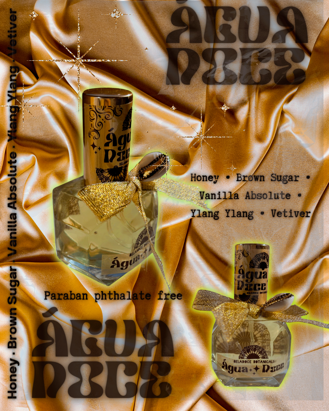 Água Doce Honey + Ylang Ylang Perfume