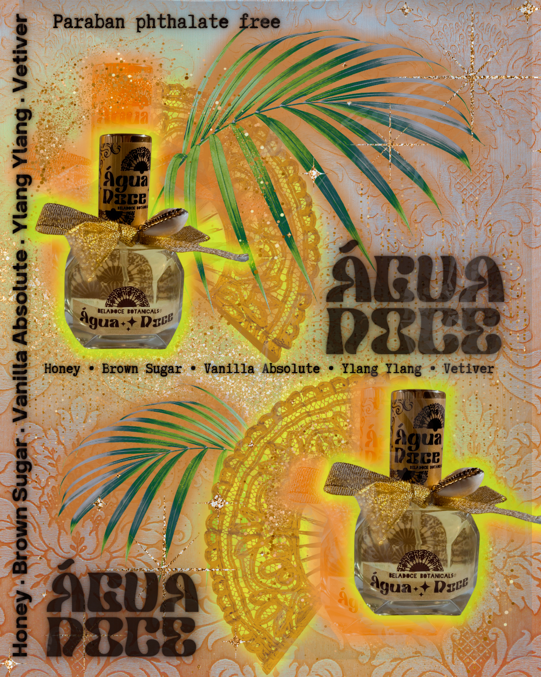 Água Doce Honey + Ylang Ylang Perfume