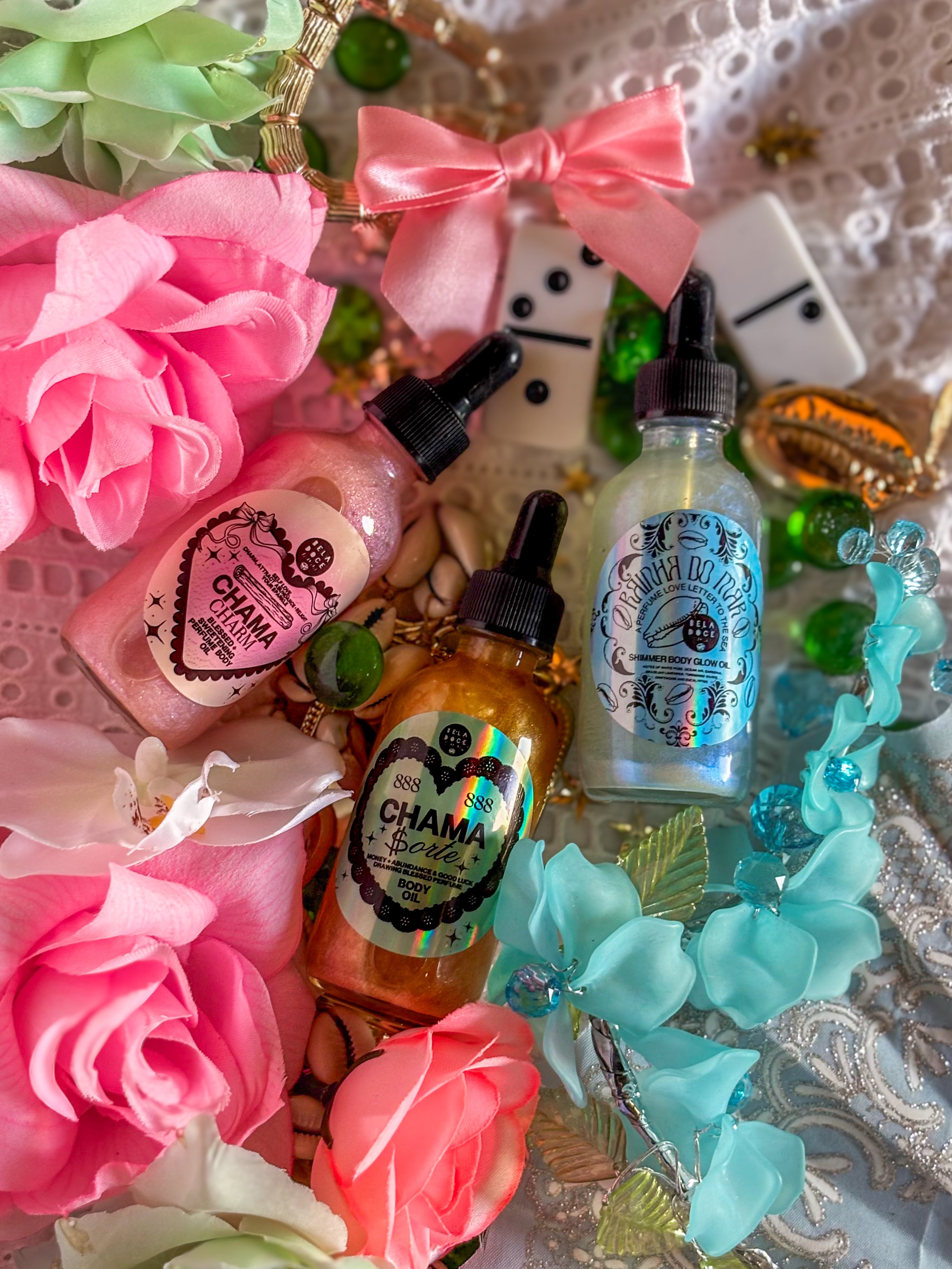 Blessed Perfume Shimmer Oil Trio