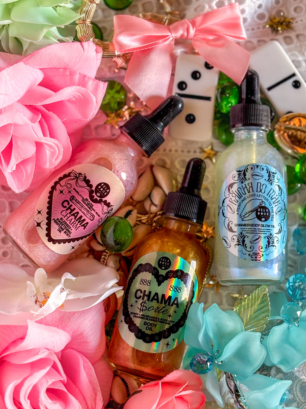 Blessed Perfume Shimmer Oil Trio