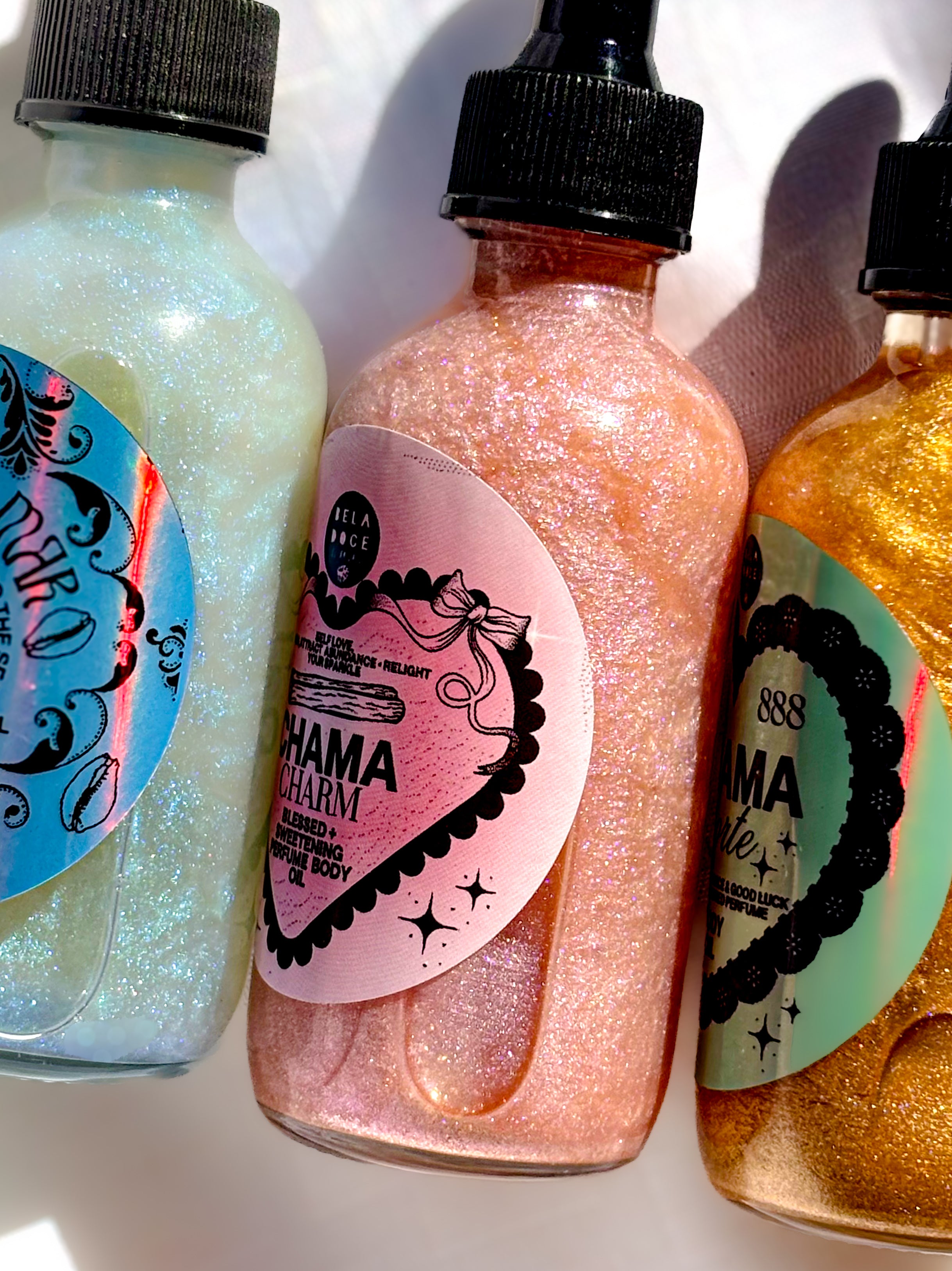 Blessed Perfume Shimmer Oil Trio