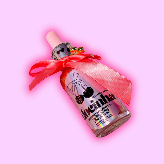 Docinha Cherry Rose Vanilla Pink Glow Oil Illuminating Drops (face + body)