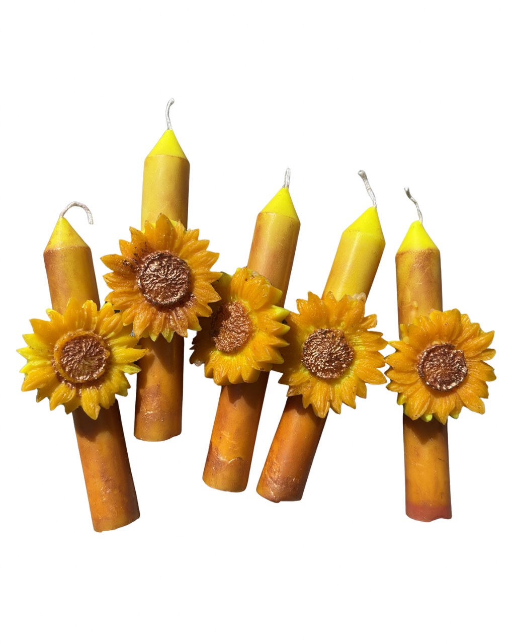 Sunflower Taper Candles for Oshun