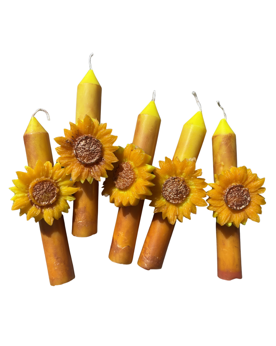 Sunflower Taper Candles for Oshun