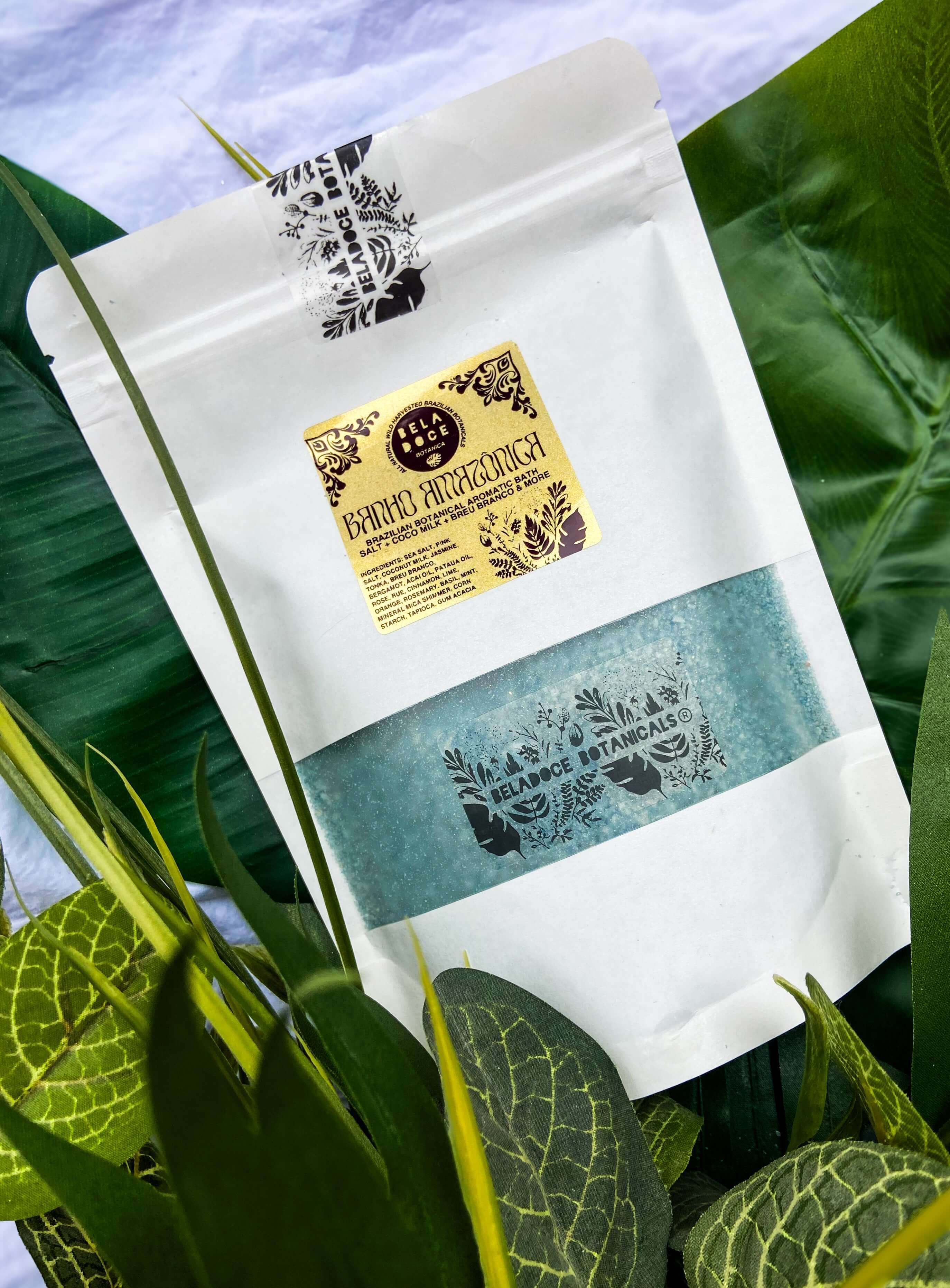 Banho Amazonica Salt + Coco Milk Aromatic Botanical Bath